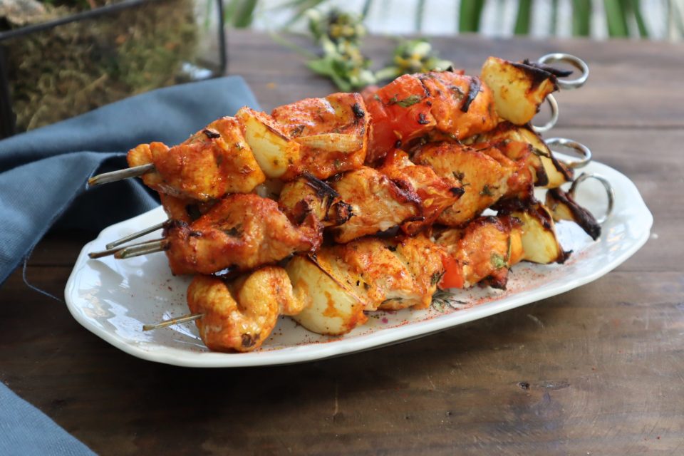 poulet mariné au paprika et citron